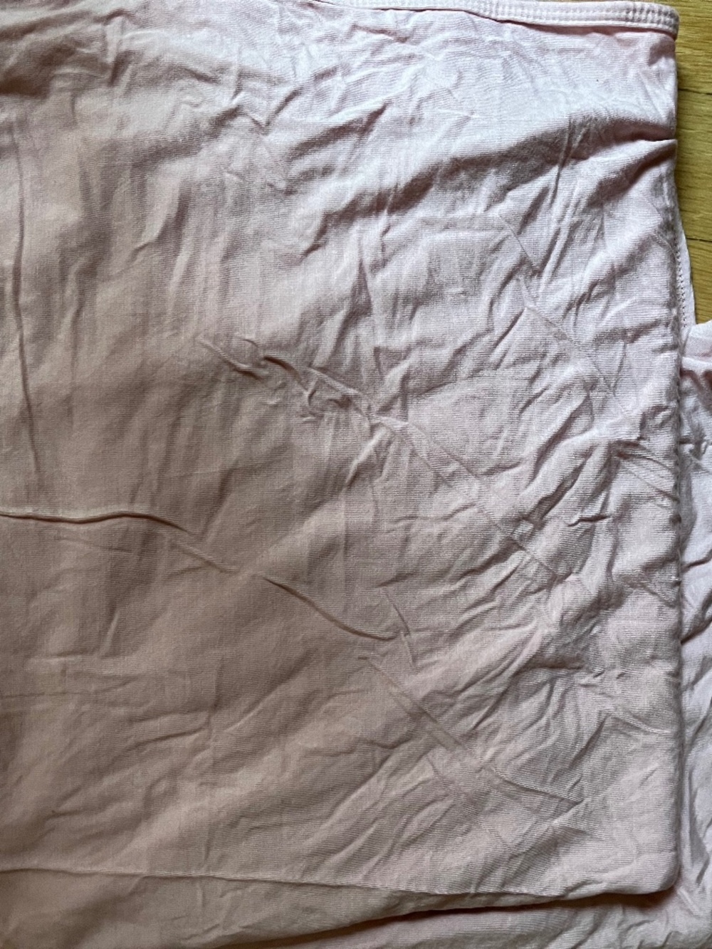 Lou Lou and Company Swaddle Blanket in pale pink 48" x 48"